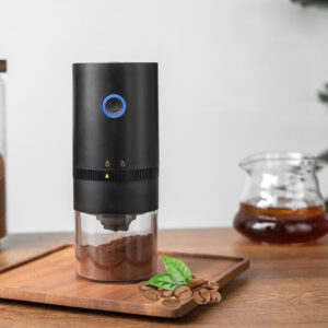 Portable USB-C Coffee Grinder, Ceramic Burr.